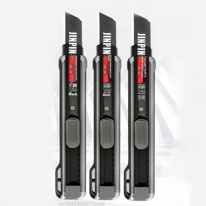 Heavy Duty Utility Knife Large Thickened Wallpaper Cutter Snap Off Cutter Blades Cutter Sharp Paper Cutting Knives Multi Purpose