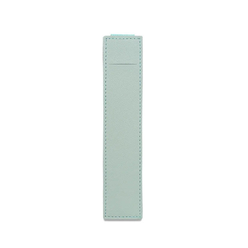 1/2pcs Leather Adjustable Elastic Band Pen Holder, Pen Pouch For Planner, Pen Holder For Notebook, Notebook Pen Holder