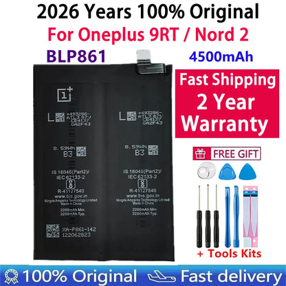 Original Battery For Oneplus one 1+ For OnePlus 1 2 3 1+3 One Plus Nord 2 N10 X 3 3T 5 5T 6 6T 7 7T 8 8T 9 9R Pro Plus Batteries