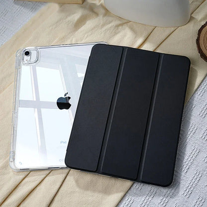 With Pencil Holder Case for iPad A16 A19 12th 11th 2026 Air11 13 Air8 M4 M3 M2 Pro11 12.9 13 M4 M5 Air4 5 10 9 8 7 9.7 10.2 10.5