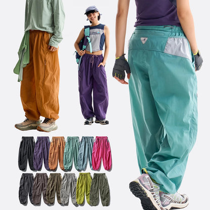 Outdoor Sports Casual Track Pants Men Women Lightweight Hiking Breathable Waterproof Quick Dry Loose Techwear Cargo Pant Trouser