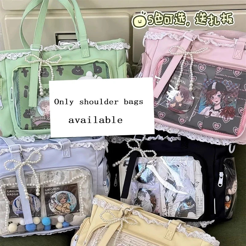 Ballet Girl Large Appetite Itabag Japanese Two-Dimension Single Shoulder Crossbody Bag Gift For Friends Women'S Handbag