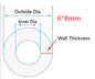 5 Meters Transparent Food Grade Silicone Tube 2 4 6 8 10 12 Flexible Garden Rubber Hose Aquarium Soft Tubing Silicone Pipe