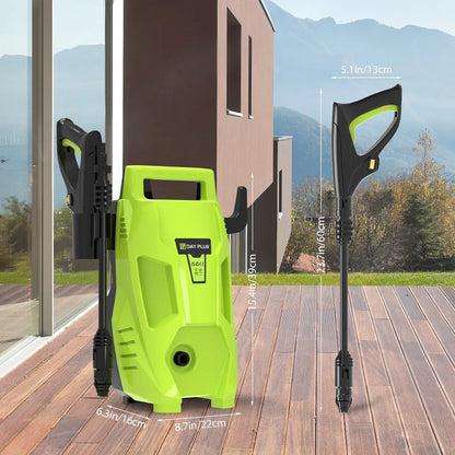 200Bar  Electric High Pressure Washer Jet Washers 3 in 1 Adjustable Nozzle & 7m Hose for Car, Driveway, courtyard Cleaning