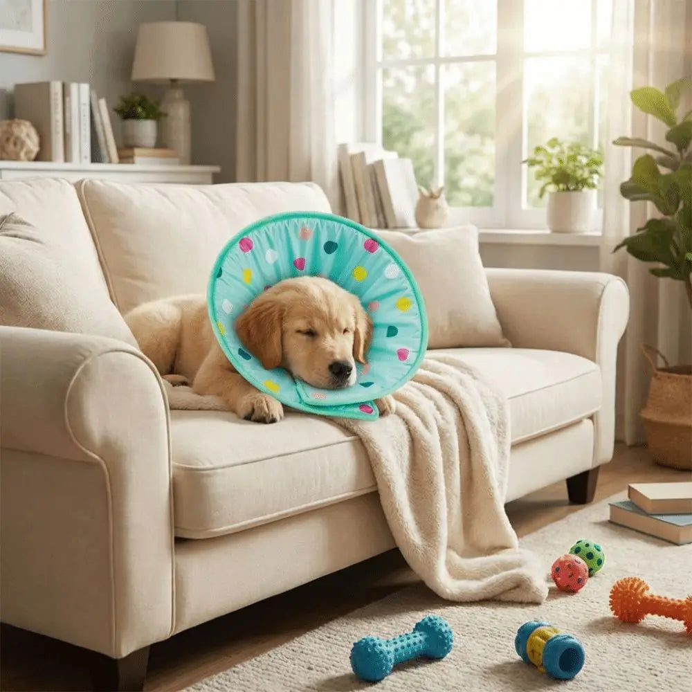 Anti Licking Pet Elizabethan Collar Soft Comfortable Cat Protective Collar Breathable Anti Scratch Anti Bite Collar