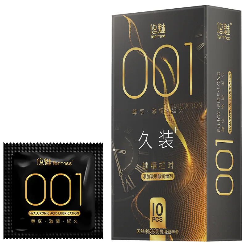 Delayed Ejaculation Condoms Ultrathin 001 Sex Toys Penis Cock Sleeves for Men High Stimulated Skin Feeling Adult Sex Accessories