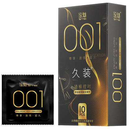 Delayed Ejaculation Condoms Ultrathin 001 Sex Toys Penis Cock Sleeves for Men High Stimulated Skin Feeling Adult Sex Accessories