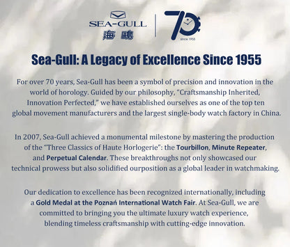 Seagull 1963 International Edition Watch for Men Chronograph Manual Winding Mechanical Watches Original ST1901 D304 Memorial