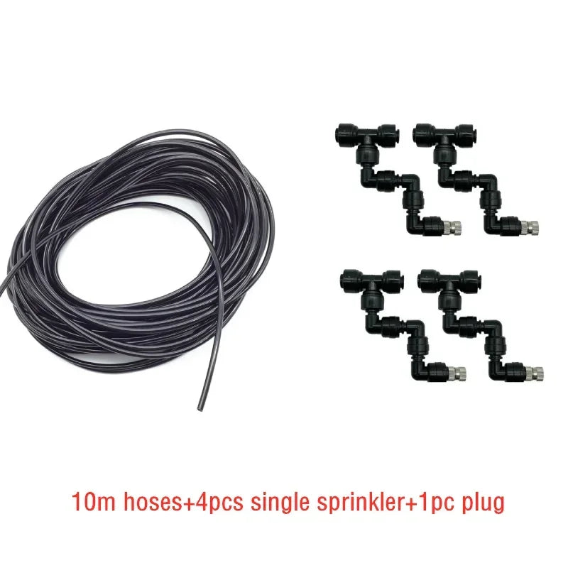 Reptile Fogger Silent Pump Misting Spray System Kit Rainforest Nebulizer Garden Irrigation Tools Terrarium Spraying Device