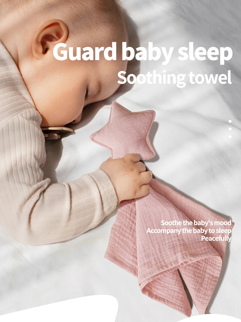 Baby Cotton Muslin Comfortable Blanket Cute Cat Doll For Infant Kids Sleep Appease Towel Children