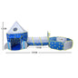 3PC Kids Play Tent with Tunnel and Ball Pit,  Play Tents for Toddlers Playhouse, Indoor & Outdoor Starry Sky Tent with Carry Bag