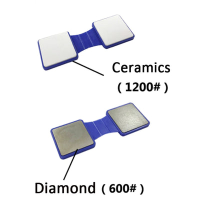 Double-sided Ice Skate Blade Sharpening Stone Diamond Sharpening Stone Ice Skate Edge Blade Sharpener Roller Shoes Speed Skating