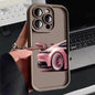 Fashion Pink Car Pattern Silicone Phone Case For iPhone 17 16 15 14 13 12 11 Pro Max 17 Air XS XR 7 8 Plus 16e Shockproof Cover