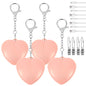 1/2/4Pcs Handbag Night Light Heart-Shape Purse Light LED Automatic Sensor Rechargeable Touch Wallet Tote Bag Mini Light Keychain