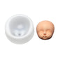 Elf silicone Q version face face mold ultra-light clay soft pottery face mold bjd silicone fairy ears baby face