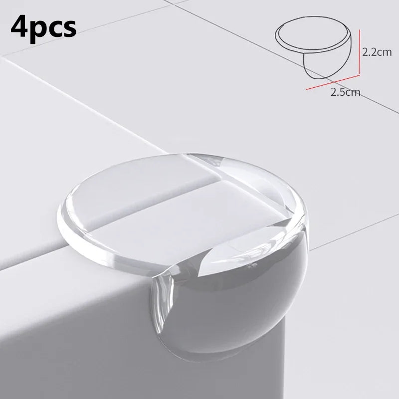 10PCS Transparent Anti Collision Angle PVC Pad Child Safety Corner Guard Baby Collision Proof Protector Christmas gift