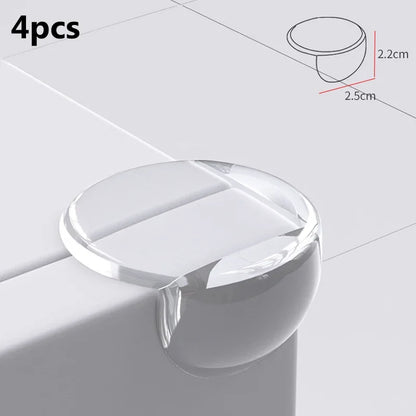 10PCS Transparent Anti Collision Angle PVC Pad Child Safety Corner Guard Baby Collision Proof Protector Christmas gift