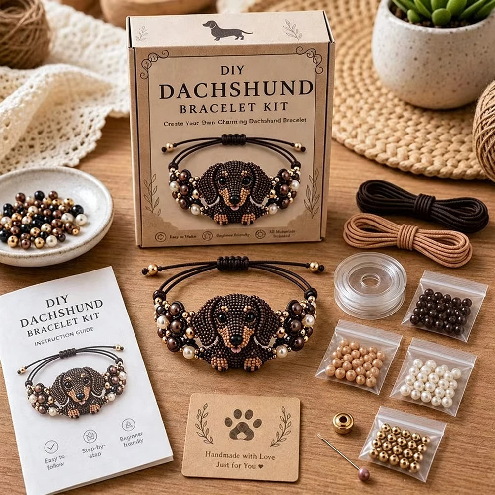 DIY Beaded Bracelet Making Kit,All in 1 Jewelry Making Set Beginner-Friendly Beaded Animal Making Kits,(Non Finished Products)
