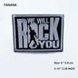 Heavy Metal MUSIC Iron On Patches Cloth BAND ROCK patch Mend Decorate Clothes Apparel Sewing Decoration Applique Badges