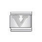 26 English A-Z Letter Name Custom 9mm Link Charms Silver Color Italian Stainless Steel Bracelet DIY Jewelry Making Hand Chain
