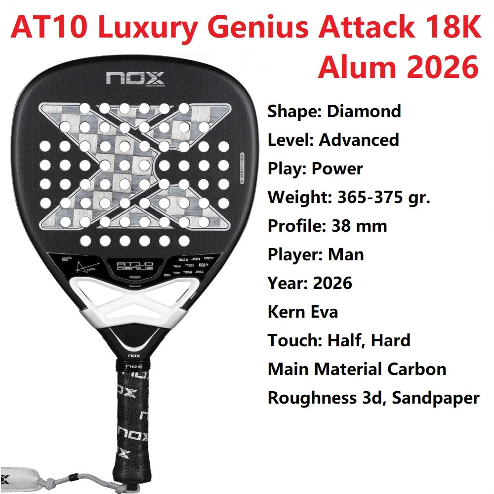 Nox 3D Carbon Fiber Power Racket, Stereo Structure Rebuild Tennis Hit Experience, Immersive Advanced Court, Tech Enabled 2023-26