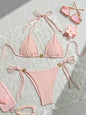 Micro Bikinis Sexy Women Swimsuit Swimwear 2026 Push Up Bikini Set String Bathing Suit Halter Beachwear Brazilian Biquini Female