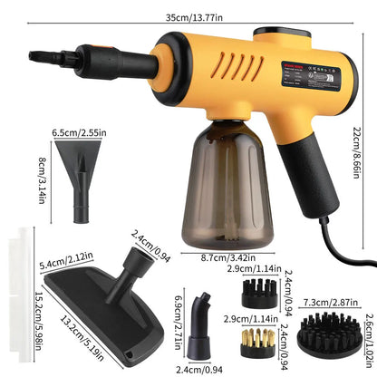 Steam Cleaner, Pressurized Handheld Steam Cleaner for Home with 8pcs Accessories, Use Steamer for Cleaning