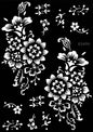 Flower Tattoo Stencil Reusable Henna Template for Hand and Body Henna Tattoo Design for Wedding Festival Party Tattoo Tools