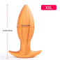 Soft Anal Plugs for Gay Men Prostate Massage Liquid Silicone 35-80mm Huge Butt Plug Anal Training Comfortable To Wear But Plug