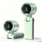 Mini Fan Portable Handheld Fan 5 Speed Wind Speed LED Display Outdoor Foldable/neck Hanging Brushless Silent Fan 2400mah