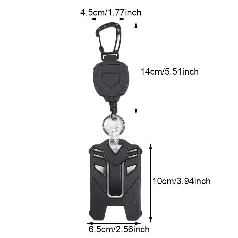 1/2 PCS Badge Reel Clip Credit Card Cover Bus Card Cover Case Retractable Badge Holder Badge Clip Heavy Duty ID Holder