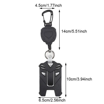 1/2 PCS Badge Reel Clip Credit Card Cover Bus Card Cover Case Retractable Badge Holder Badge Clip Heavy Duty ID Holder