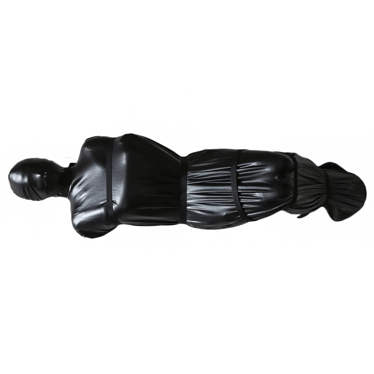 Sex Slave Binding Straitjacket Erotic Costume BDSM Bondage Mermaid Mummy Restraint Bags Sleeping Bag Leather Bodysuit Arm Binder