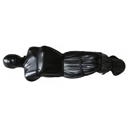 Sex Slave Binding Straitjacket Erotic Costume BDSM Bondage Mermaid Mummy Restraint Bags Sleeping Bag Leather Bodysuit Arm Binder