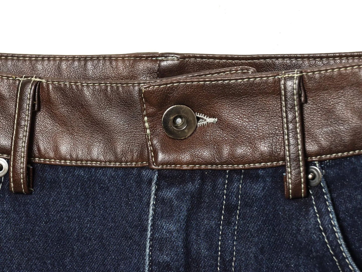 Female Vintage Leather Pocket Jeans Women Blue Zipper Straight Loose Trousers Lady New Fashion Daily Casual Spring Pants 2026