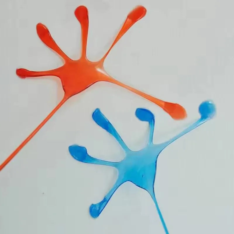 5-50 Pcs Funny Sticky Hands Toy Palm Elastic Sticky Squishy Slap Palm Toy Novelty Gift Party Toys Birthday For Gift