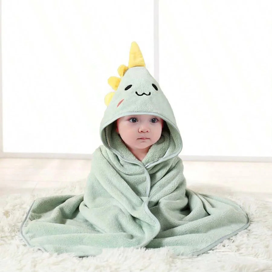 Baby Bath Towel Boy Girl Baby Towel Newborn With Hood Cartoon Coral Fleece Infant Towel Blanket Newborn Baby Bathrobe Infan