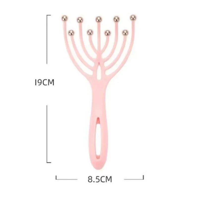 Nine Claw Massager Head Massage Ball Soul Extractor Scalp Comb Relaxation and Stress Relief Scratching Tool