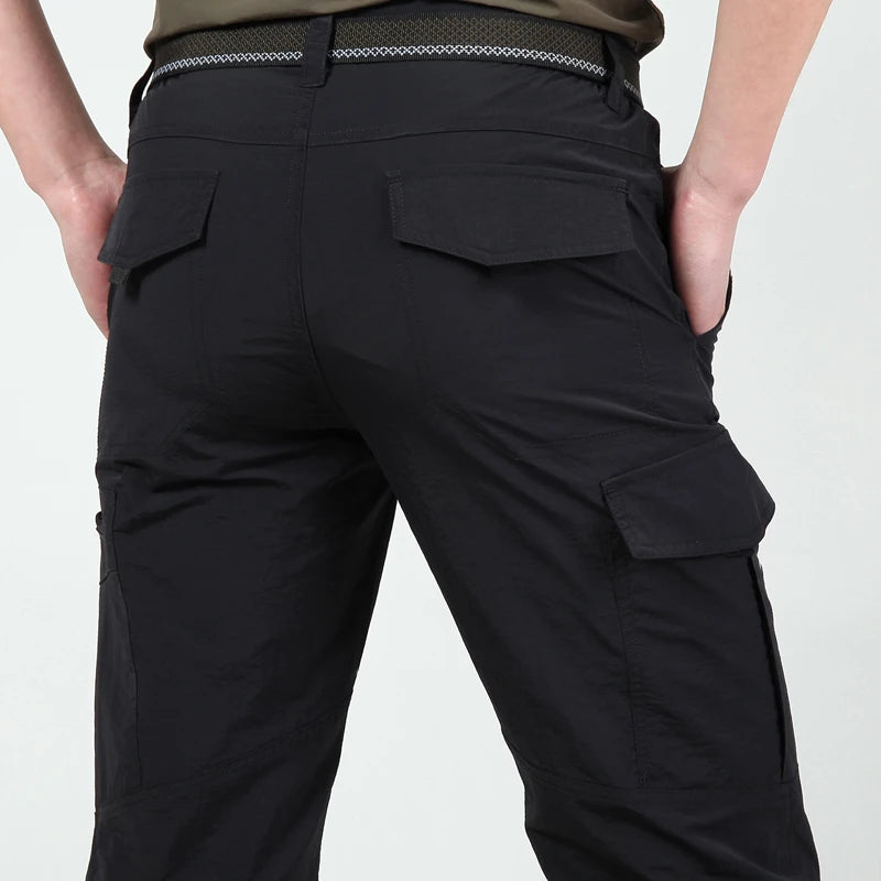 Tactical Cargo Pants Men Outdoor Waterproof SWAT Combat Military Camouflage Trousers Casual Multi Pocket Male Work Joggers
