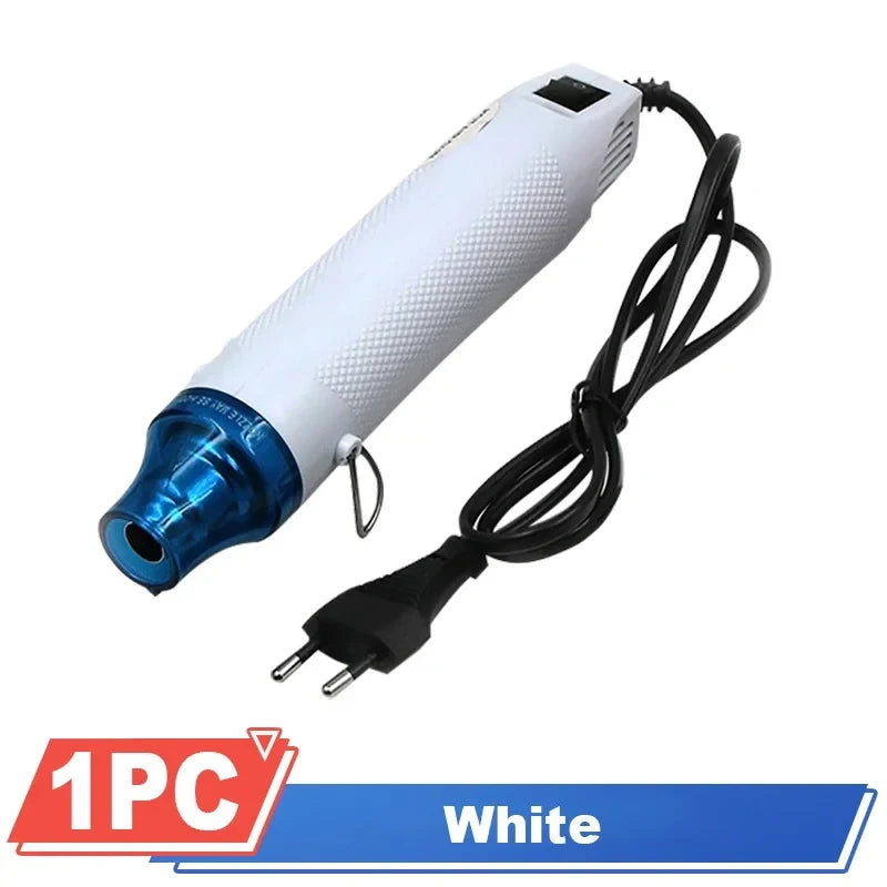 220V Hot Air Gun, Soldering Temperature Blower Eu Plug, Mini Heat Gun for Shrink Tubing, Car Wrapping & DIY Crafts