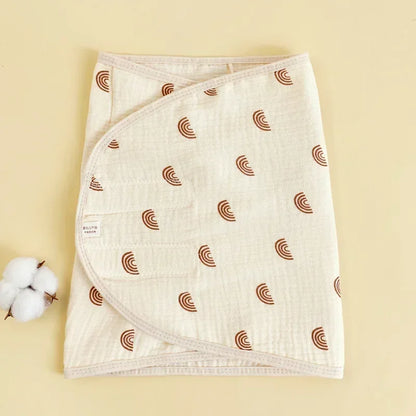 0-6 Month Cotton Baby Swaddle Wrap Anti Startle Swaddling Blanket Muslin Baby Sleeping Blanket Wrap for New Born Thin Summer