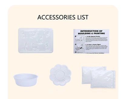 Arts and Crafts Set Painting Kit Unpainted DIY Dinosaur Space Projects Creative Blank Model Toys Graffiti Montessori Educational