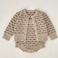 2025 New Autumn Toddler Baby Girl Clothes Set 0-3Yrs Infant Baby Girls Clothing Suit Long Sleeved Cardigan Sweater+PP Shorts