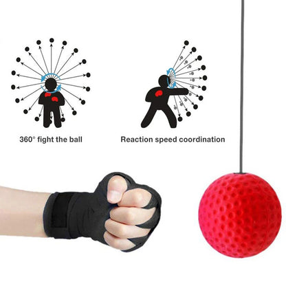 Kick Boxing Reflex Ball with Head Band Fighting Toy Speed Training Punch Ball Muay Exercise Kid Adults Equipment Sports Props