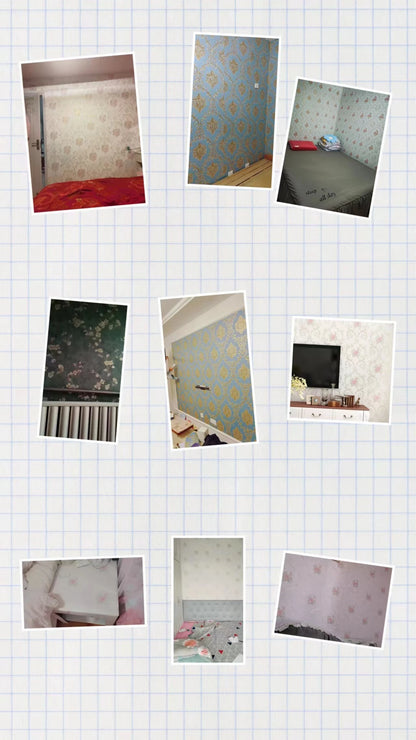 Floral Wallpaper Self-adhesive Warm Girl Bedroom 3d Thickening Wall Decoration Stickers Living Room Restaurant Sofa Background