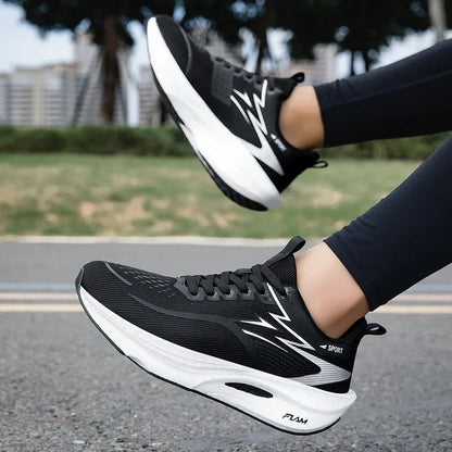 2026Men Casual Sport Shoes Breathable Lightweight Sneakers Outdoor Mesh Black Running Shoes Athletic Jogging WoMen Walking Shoes