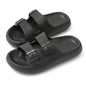Women Summer Sandals Bathroom Home Slippers Outdoor Beach Slides Cloud Casual Soft Flip Flops Non Slip Men Male House New 2025