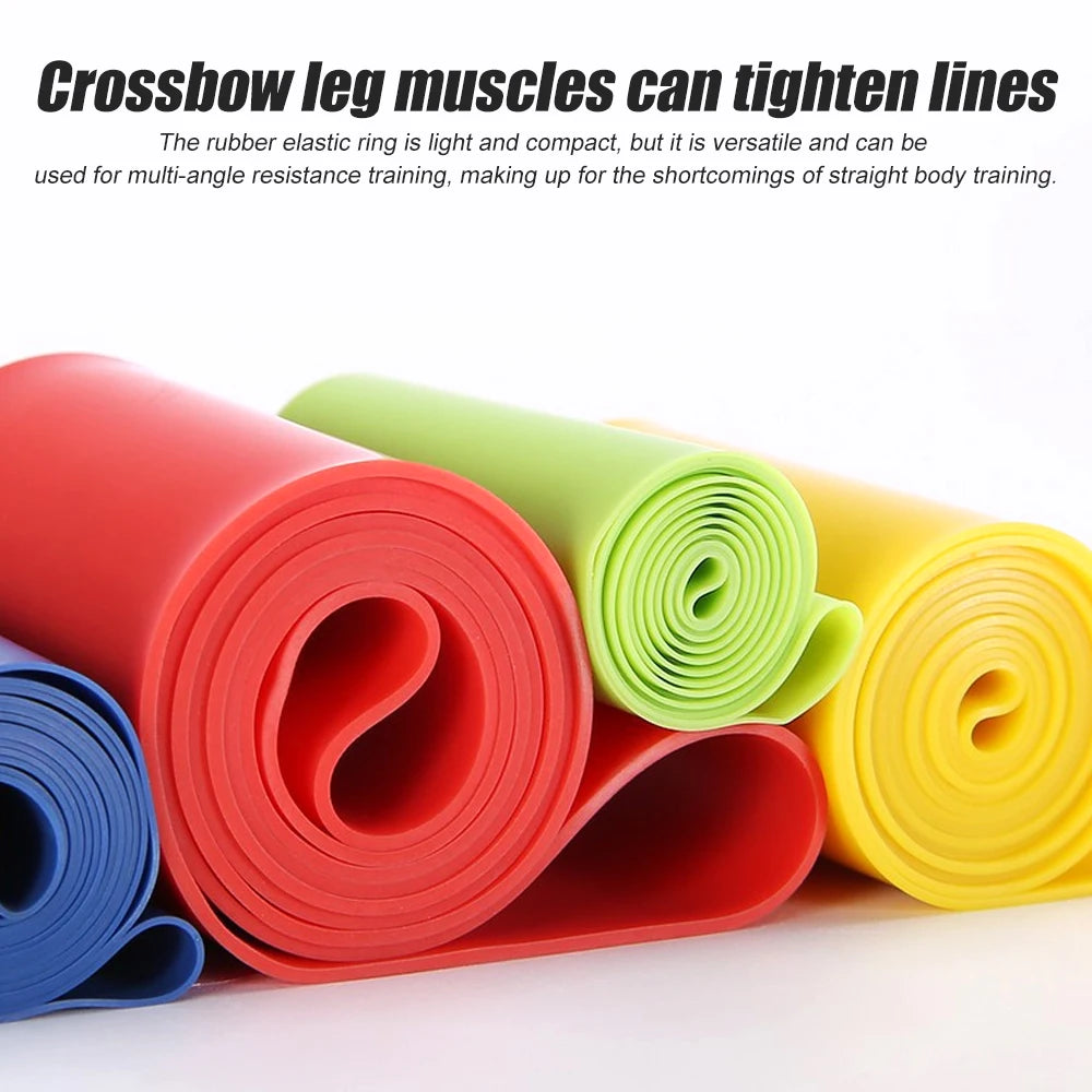 5Pcs Resistance Band Set for Men and Women 5 Elastic Bands with Different Resistance Levels for Long Workouts In The Home & Gym