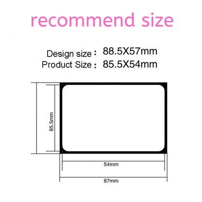 Custom Transparent PVC Business Card Clear Visit Logo Name Plastic Identity Waterproof Round Corners Personalized 200PCS 500PCS