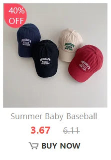 Children's Kids Baseball Cap for Girl Boy Spring Summer Baby Sun Hat M Letter Embroidered Toddler Peaked Caps кепка 아기모자